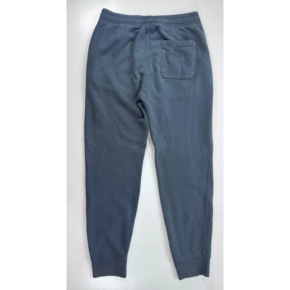 UNIQLO Cotton Polyester Knit Jogger Sweatpants Mens Small Blue